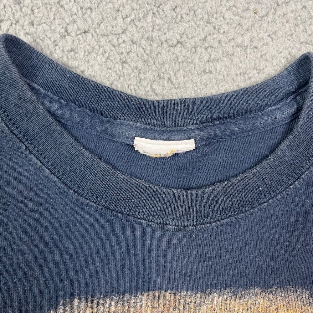 Vintage Wolf Minnesota Zoo Animal T Shirt Blue MN Size Small - Picture 4 of 6